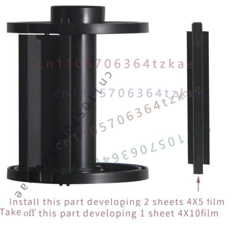Developing Tank Reel - 新しい4x5フィルム処理用スパイラルリール交換用スペアパーツ、APコンパクトパーターソンフィルム現像タンク用暗室アクセサリー