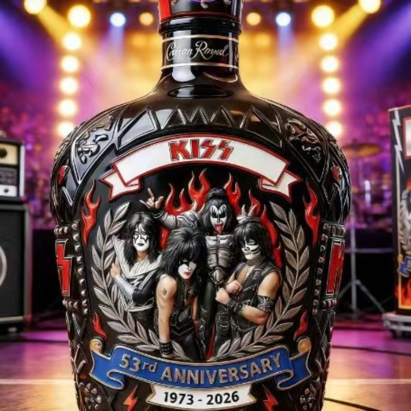 コレクターズアイテム KISSバンド風ウイスキーデキャンタ、 - Vintage Collectible Liquor Bottles のレビューと価格