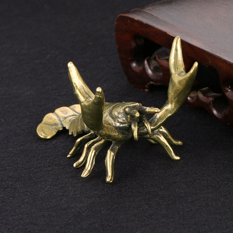 【F】真鍮製ザリガニの置物 ヴィンテージアニマルペンホルダー - Vintage Collectible Pens のレビューと価格