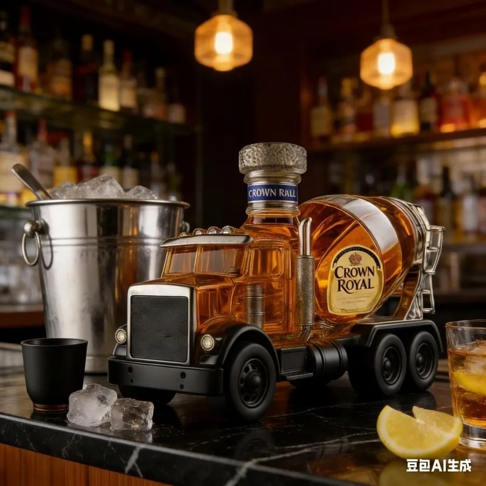 ヴィンテージトラック型ガラス製ウイスキーデキャンタセット、男 - Vintage Collectible Liquor Bottles のレビューと価格